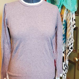 Heathered Purple Mock Neck Sweater